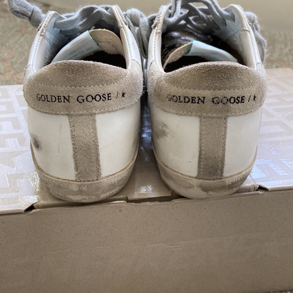 Golden Goose Superstar Sneakers in white python and ice star. Size 36 - Picture 8 of 9